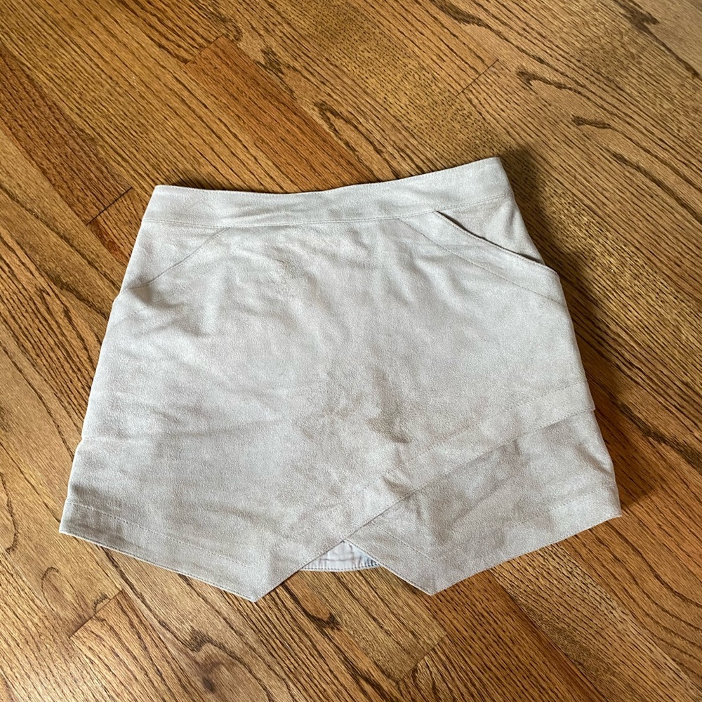 LF Tan Envelope Skirt